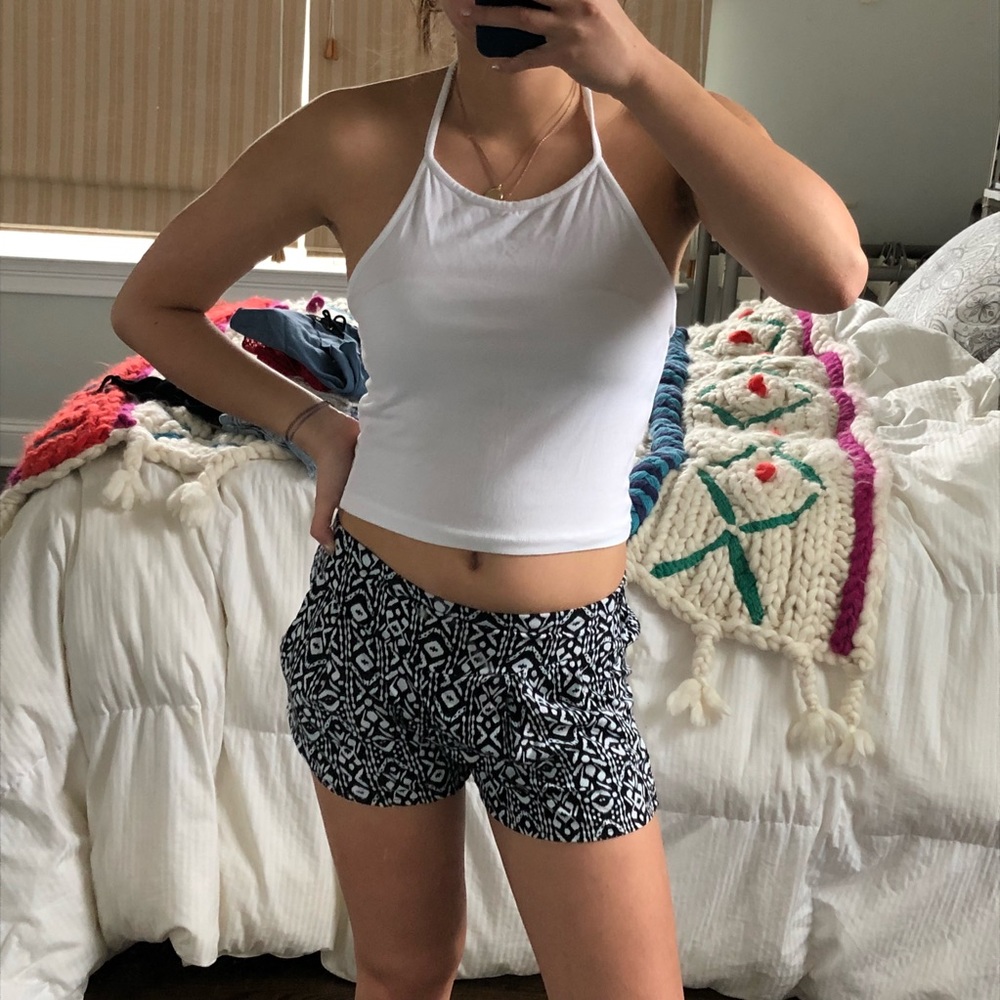 Brandy Melville White Halter Top